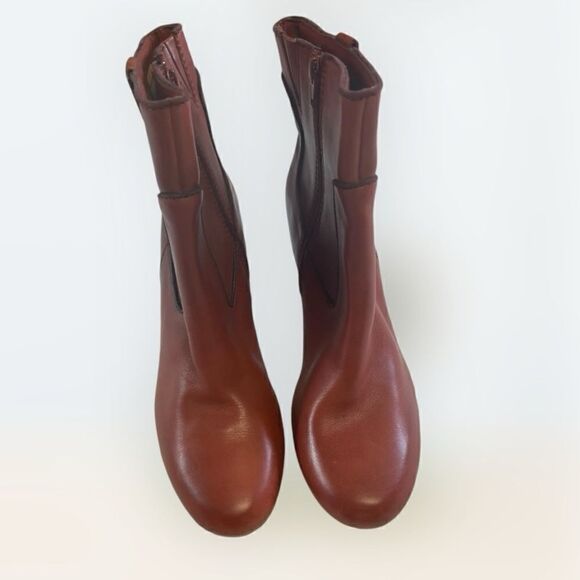 Clarks Women's Stroll Vine Ankle Boots Rust 10 - Picture 7 of 8